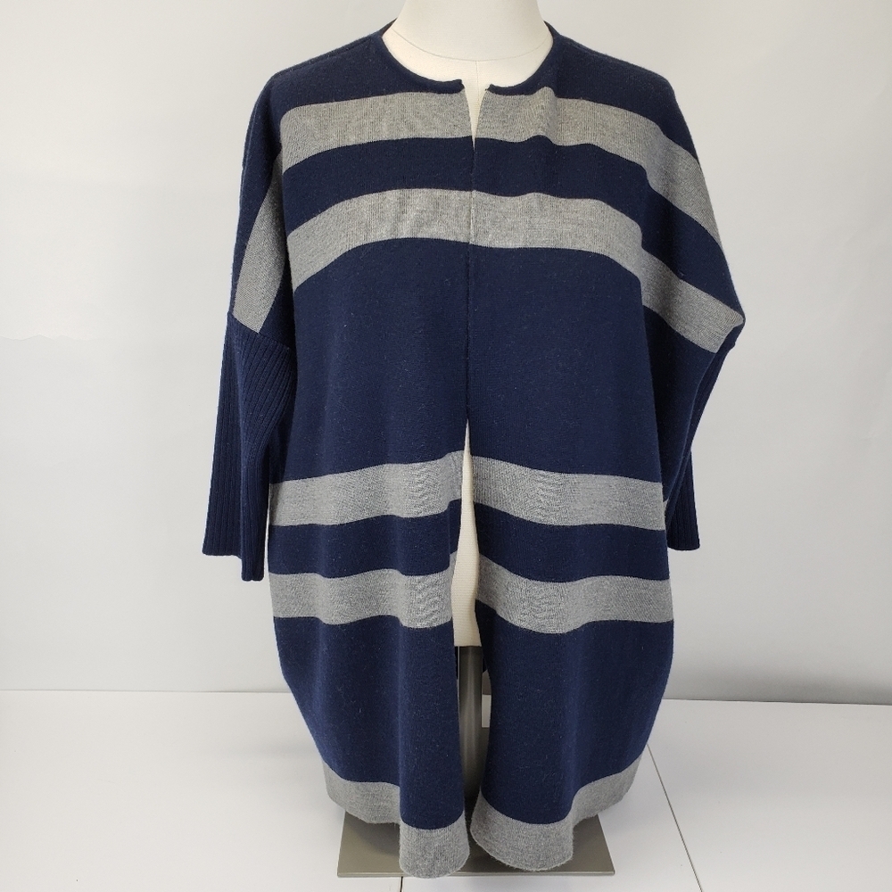 Massimo Dutti cardigan sweater blue gray size small